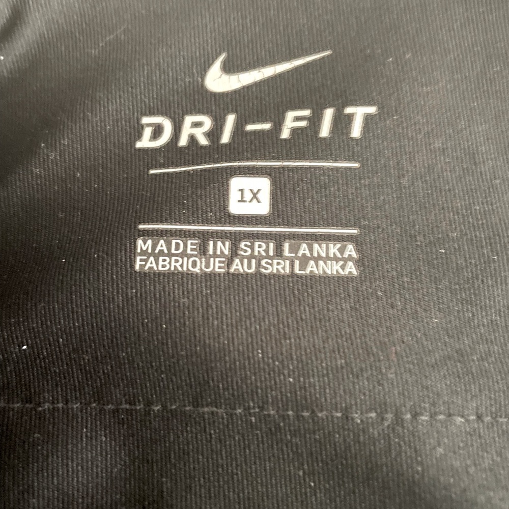 NIKE Women’s Black Dry Fit Tights 1X - Picture 3 of 7